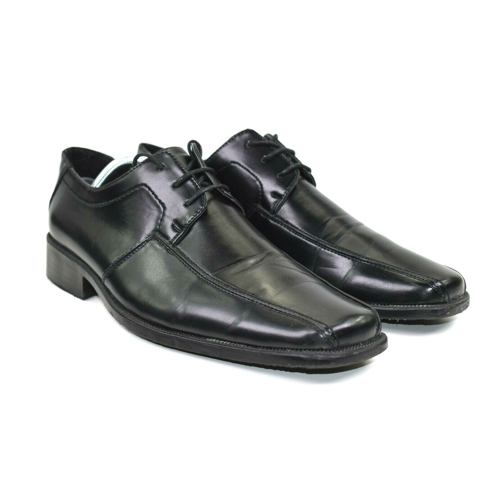 Tim Evans Men's Black Dress Shoes Bicycle Toe England size‎ 13